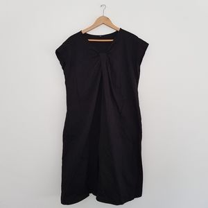 Uniqlo Shirt Dress Tunic Black M